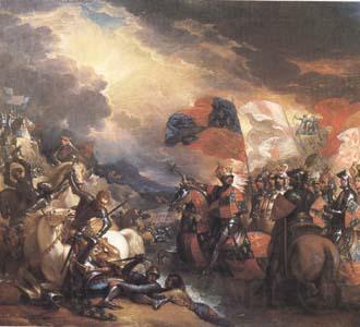 Benjamin West Edward III Crossing the Somme (mk25) France oil painting art